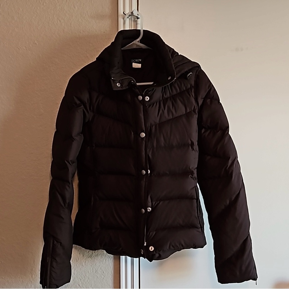 J. Crew Winter Down Puffer Jacket Coat sz S